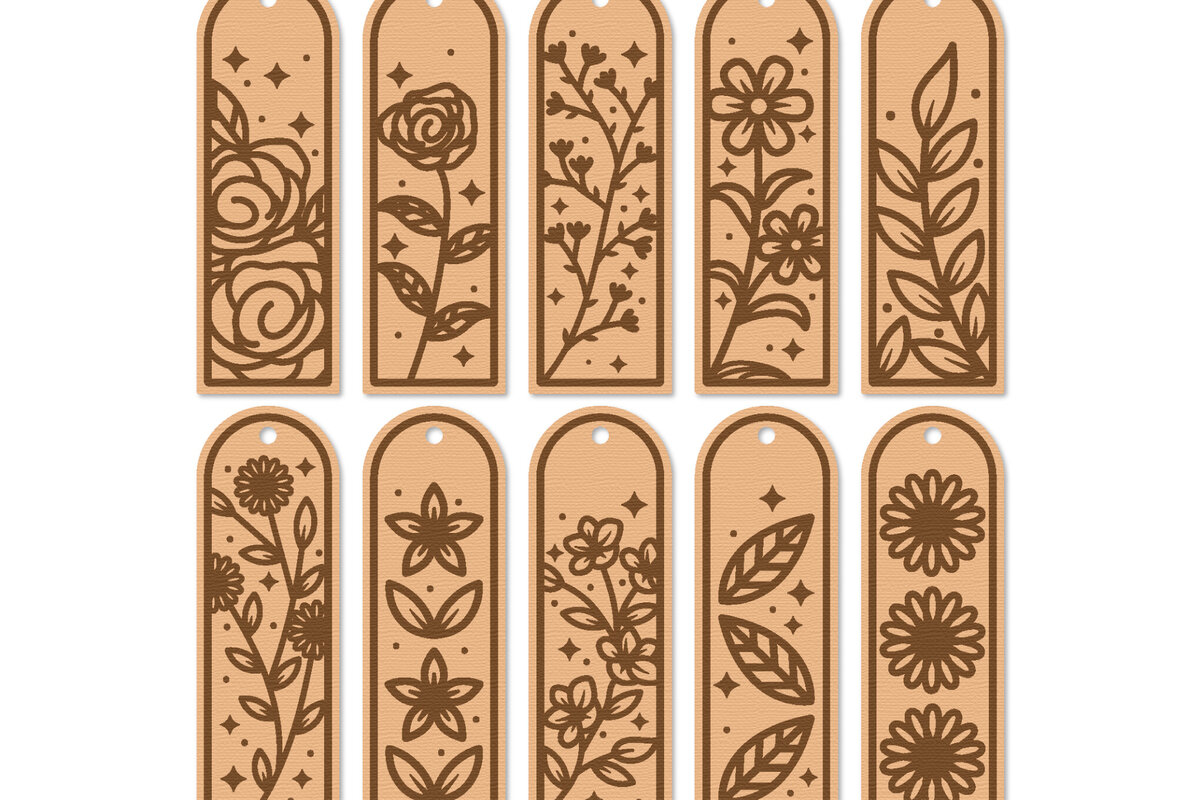 Intra απο ξύλο plywood  Χρώμα wenge 3mm-4mm πάχος - Πακέτο σελιδοδείκτη λουλουδιών κοπής με λέιζερ Δίασταση 30x20 cm INTRAFABR-123572240