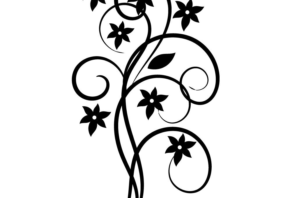 Σετ των 2 Intra απο ξύλο plywood  Χρώμα wenge 3mm-4mm πάχος - Σχέδιο λουλουδιών Floral Δίασταση 20x20 cm INTRAFABR-33628115