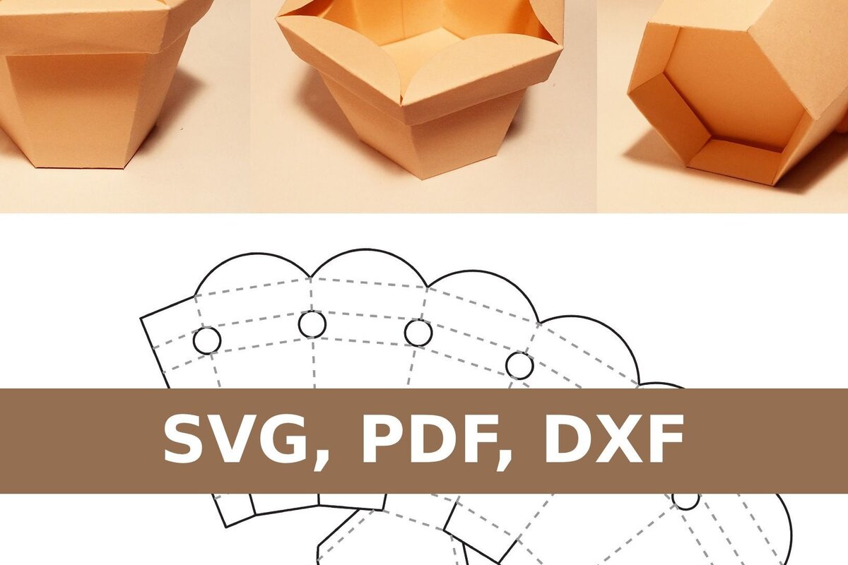 Σετ των 2 Intra απο ξύλο plywood  Χρώμα wenge 3mm-4mm πάχος - Γλάστρα Δίασταση 20x20 cm INTRAFABR-30926386