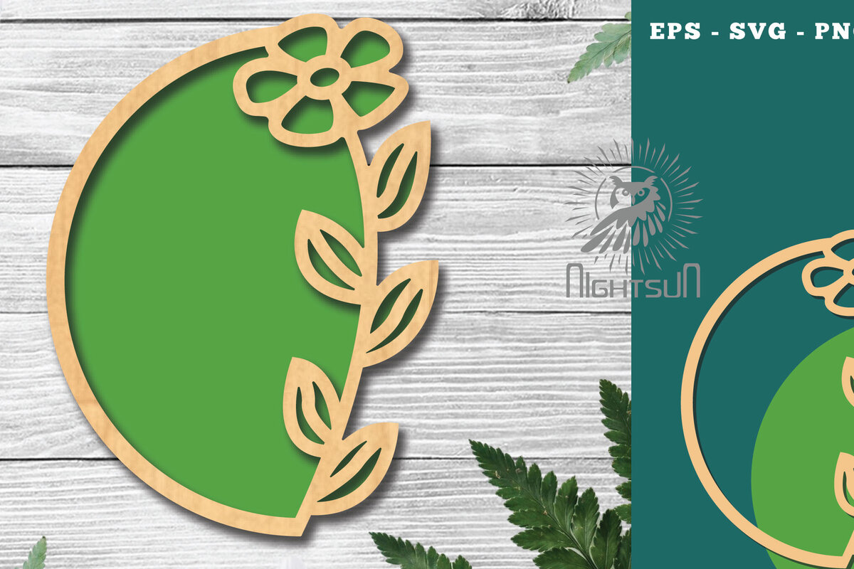 Σετ των 2 Intra απο ξύλο plywood  Χρώμα wenge 3mm-4mm πάχος - Διακόσμηση λουλουδιών με 1 Δίασταση 20x20 cm INTRAFABR-117762492