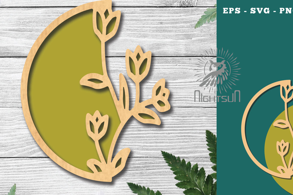 Σετ των 2 Intra απο ξύλο plywood  Χρώμα wenge 3mm-4mm πάχος - Διακόσμηση λουλουδιών με 5 Δίασταση 20x20 cm INTRAFABR-117762475