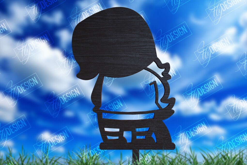 Σετ των 2 Intra απο ξύλο plywood  Χρώμα wenge 3mm-4mm πάχος - Διακόσμηση Κήπου Gnome | Πάσσαλος κήπου Δίασταση 20x20 cm INTRAFABR-118948316