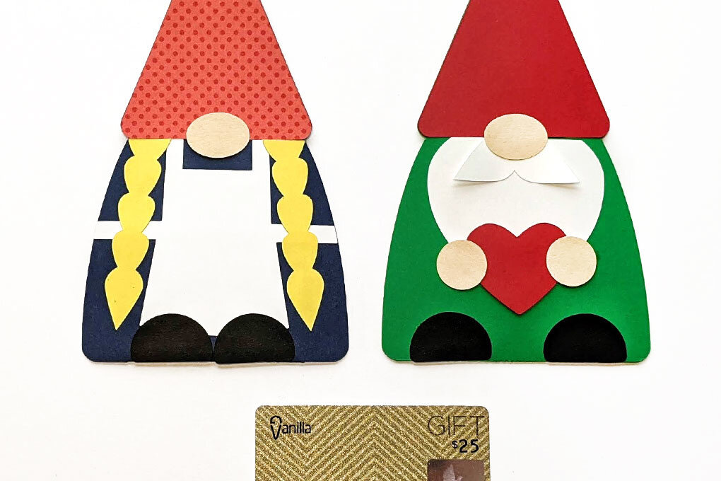 Σετ των 2 Intra απο ξύλο plywood  Χρώμα wenge 3mm-4mm πάχος - Gnome Gift Card Holder Duo Δίασταση 20x20 cm INTRAFABR-119120221