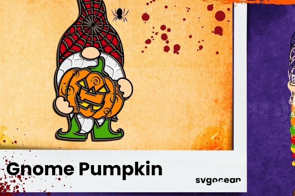 Σετ των 2 Intra απο ξύλο plywood  Χρώμα wenge 3mm-4mm πάχος - Gnome Pumpkin Layered Δίασταση 15x15 cm INTRAFABR-119472373