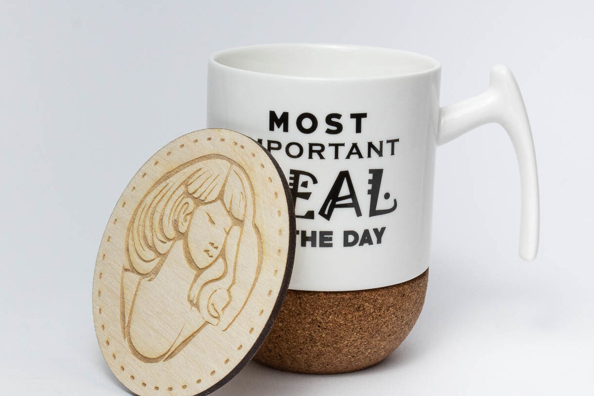 Σετ των 2 Intra απο ξύλο plywood  Χρώμα wenge 3mm-4mm πάχος - Θεά σουβέρ Δίασταση 20x20 cm INTRAFABR-94588360