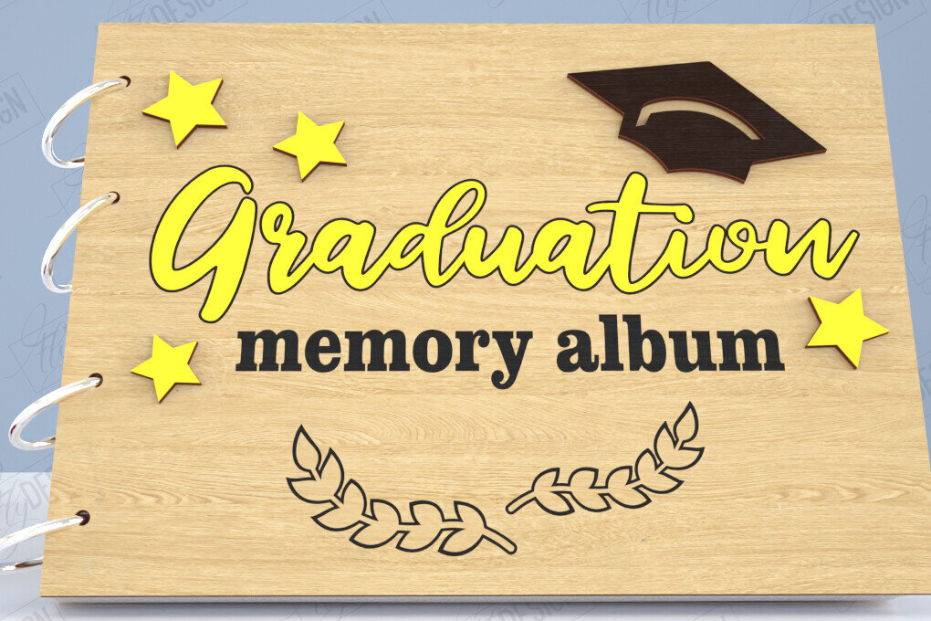 Σετ των 2 Intra απο ξύλο plywood  Χρώμα wenge 3mm-4mm πάχος - Εξώφυλλο άλμπουμ αποφοίτησης | Βιβλίο επισκεπτών Grad Δίασταση 20x20 cm INTRAFABR-92862260