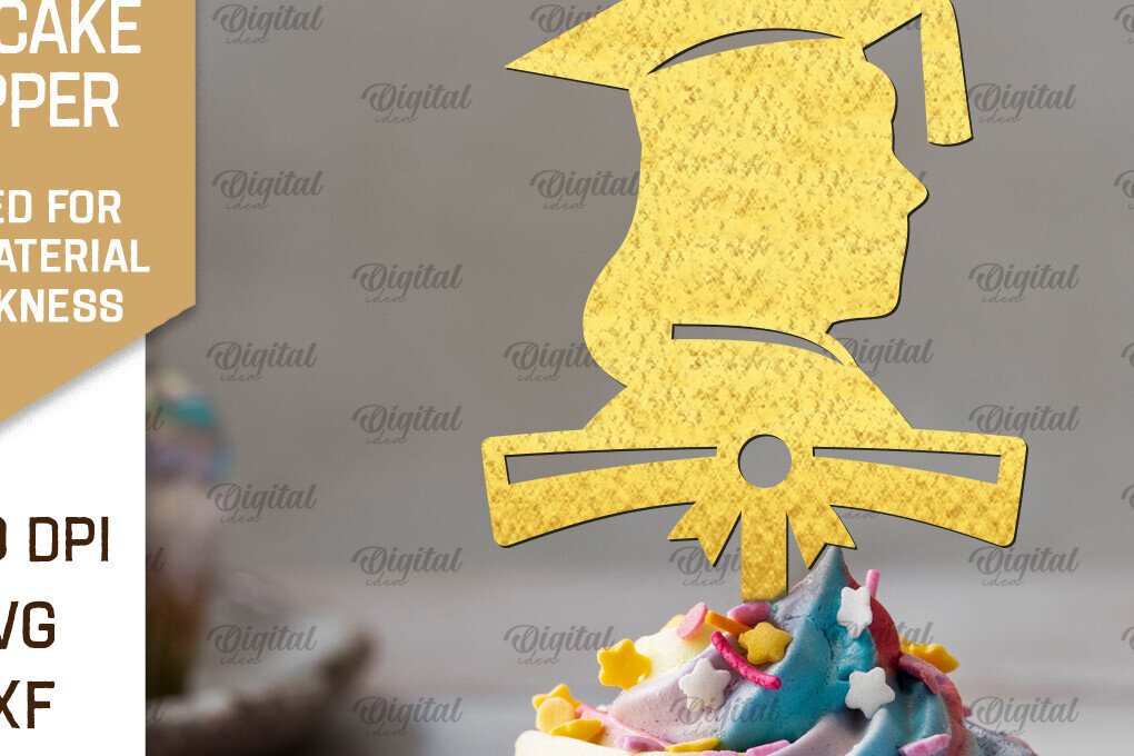 Intra απο ξύλο plywood  Χρώμα wenge 3mm-4mm πάχος - Κοπή Laser Topper Topper Graduation Cake Δίασταση 30x20 cm INTRAFABR-118501138