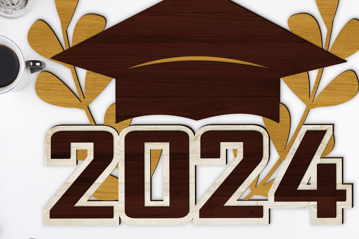 Σετ των 2 Intra απο ξύλο plywood  Χρώμα wenge 3mm-4mm πάχος - Διακοσμητικό κομμένο αποφοίτησης Δίασταση 6x10 cm INTRAFABR-93549590