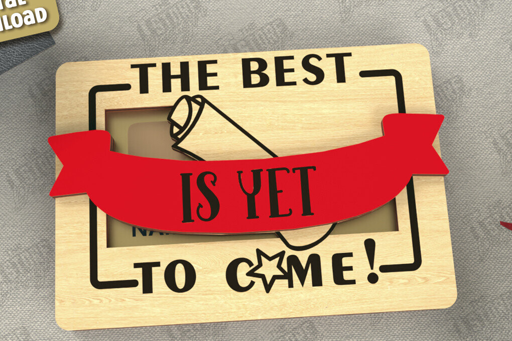 Σετ των 2 Intra απο ξύλο plywood  Χρώμα wenge 3mm-4mm πάχος - Κάτοχος δωροκάρτας αποφοίτησης | Grad 2025 Δίασταση 10x15 cm INTRAFABR-93839885