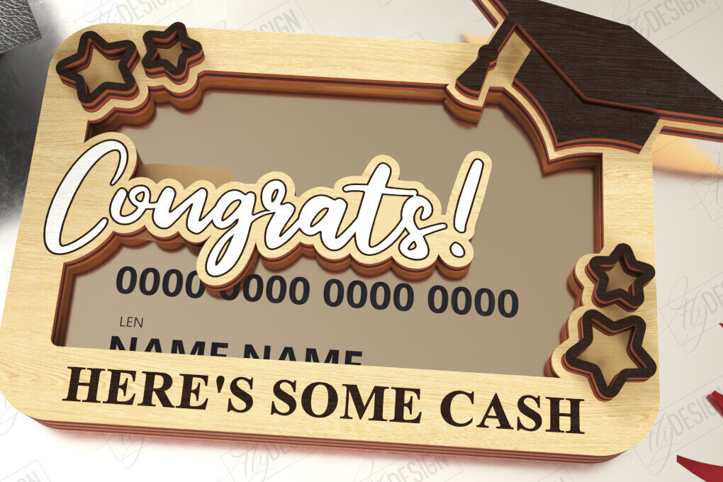 Σετ των 2 Intra απο ξύλο plywood  Χρώμα wenge 3mm-4mm πάχος - Κάτοχος Χρηματικής Κάρτας Δώρου Αποφοίτησης | Grad Δίασταση 10x15 cm INTRAFABR-92467319