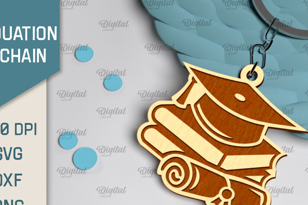 Σετ των 2 Intra απο ξύλο plywood  Χρώμα wenge 3mm-4mm πάχος - Λέιζερ Μπρελόκ Αποφοίτησης. Μπρελόκ Δίασταση 4x4 cm INTRAFABR-117969138