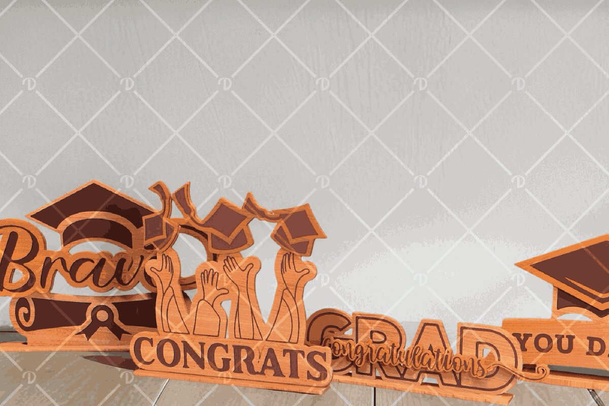 Σετ των 2 Intra απο ξύλο plywood  Χρώμα wenge 3mm-4mm πάχος - Graduation Σετ 8 τεμαχίων Δίασταση 20x20 cm INTRAFABR-94154274