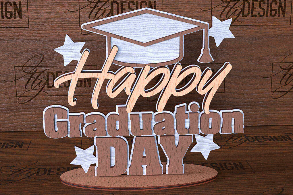 Intra απο ξύλο plywood  Χρώμα wenge 3mm-4mm πάχος - σταντ αποφοίτησης | Σχολείο Δίασταση 30x20 cm INTRAFABR-116294827