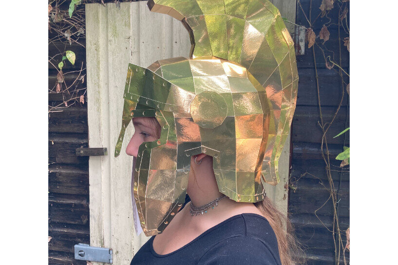 Intra απο ξύλο plywood  Χρώμα wenge 3mm-4mm πάχος - Ελληνικό κράνος Δίασταση 30x20 cm INTRAFABR-62884428