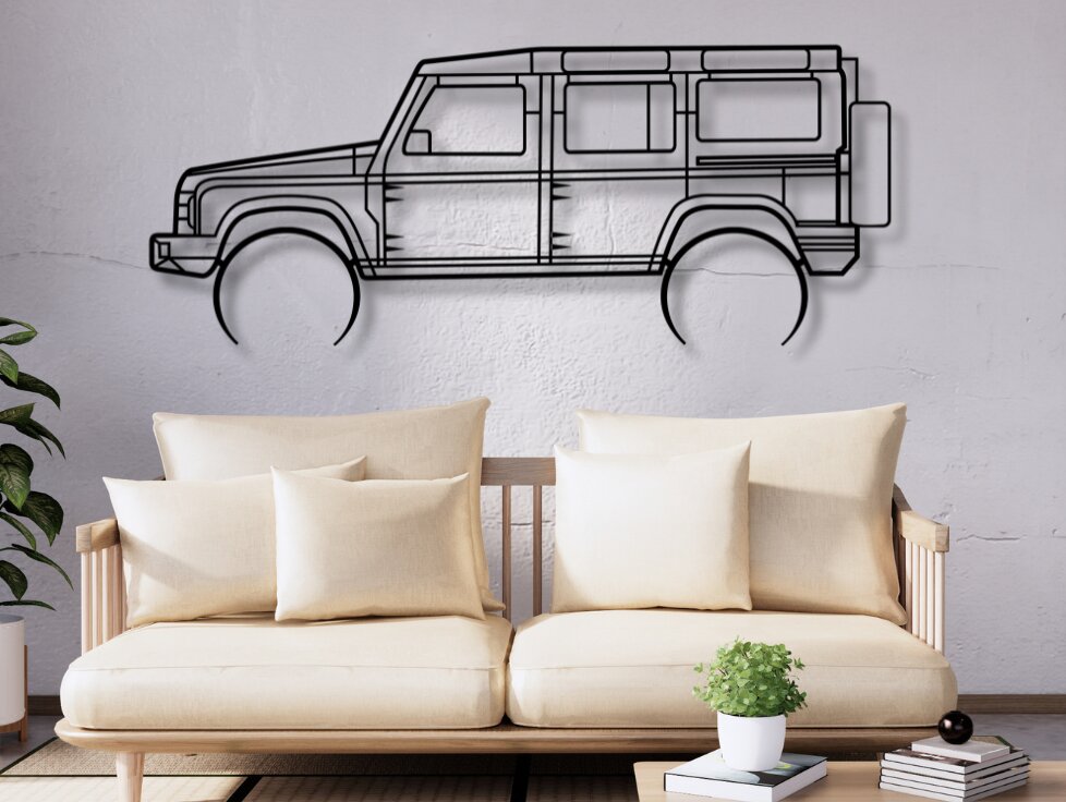 Σετ των 2 Intra απο ξύλο plywood  Χρώμα wenge 3mm-4mm πάχος - Grenadier Cut Car Silhouette Δίασταση 20x20 cm INTRAFABR-112322769