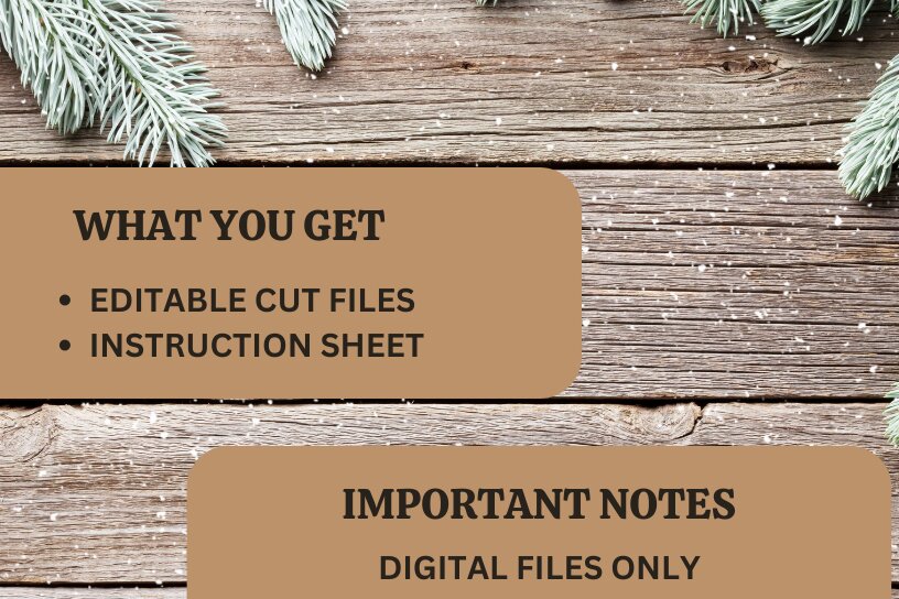 Σετ των 2 Intra απο ξύλο plywood  Χρώμα wenge 3mm-4mm πάχος - Κορδέλα ανάπτυξης στολίδι με λέιζερ Δίασταση 6x6 cm INTRAFABR-62884716