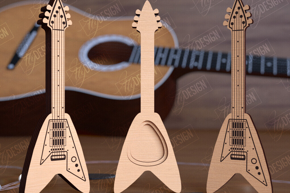 Σετ των 2 Intra απο ξύλο plywood  Χρώμα wenge 3mm-4mm πάχος - Θήκη επιλογής κιθάρας | Pick Box | Ιδέα δώρου Δίασταση 20x20 cm INTRAFABR-68210413