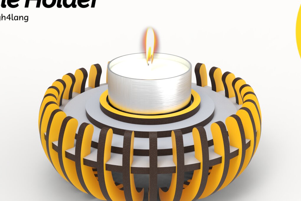 Σετ των 2 Intra απο ξύλο plywood  Χρώμα wenge 3mm-4mm πάχος - Θήκη ρεσώ μισής σφαίρας | Δίασταση 20x20 cm INTRAFABR-28821363