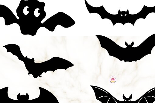 Σετ των 2 Intra απο ξύλο plywood  Χρώμα wenge 3mm-4mm πάχος - Πακέτο αποκριών νυχτερίδων Δίασταση 15x15 cm INTRAFABR-15699001