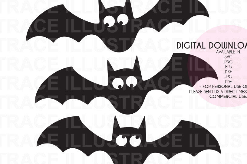 Σετ των 2 Intra απο ξύλο plywood  Χρώμα wenge 3mm-4mm πάχος - Halloween Bats Δίασταση 15x15 cm INTRAFABR-22471385