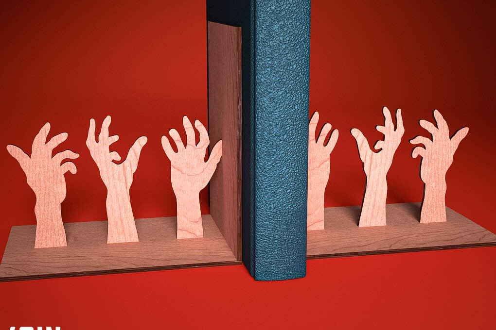 Σετ των 2 Intra απο ξύλο plywood  Χρώμα wenge 3mm-4mm πάχος - Halloween Bookend | Στοιχειωμένος Δίασταση 15x15 cm INTRAFABR-15095749