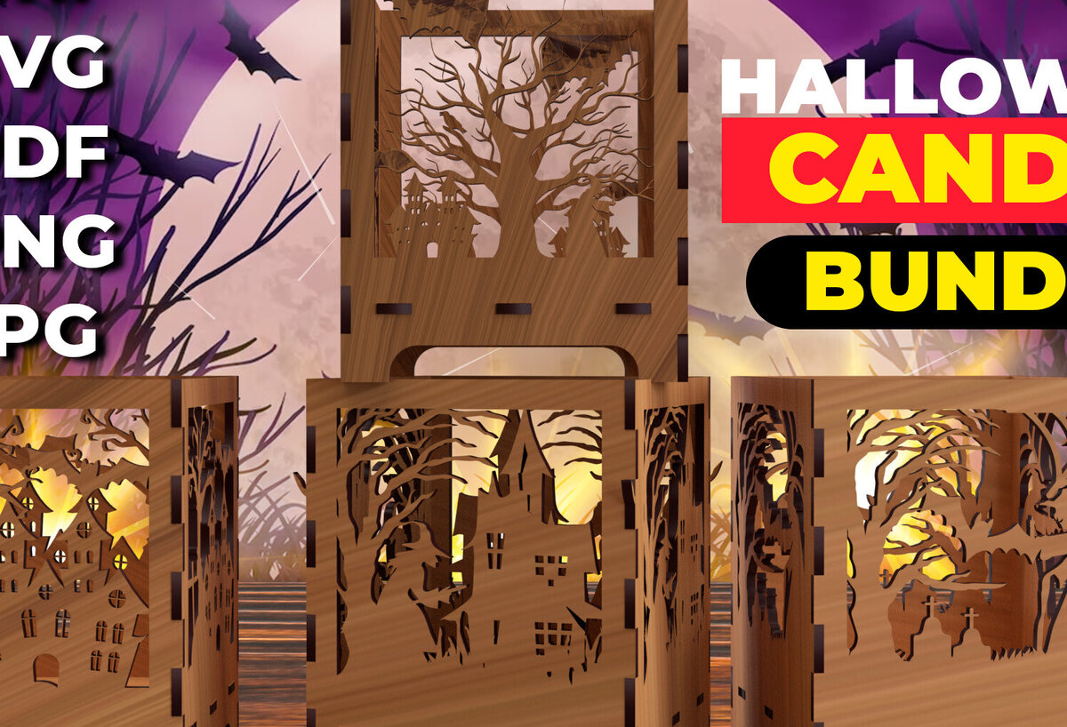 Σετ των 2 Intra απο ξύλο plywood  Χρώμα wenge 3mm-4mm πάχος - Δέσμη κοπής με λέιζερ για αποκριάτικο κερί Δίασταση 4x4 cm INTRAFABR-15271405