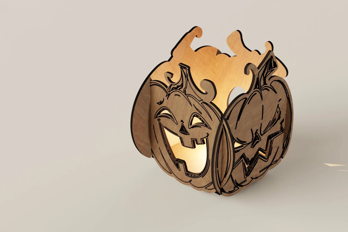 Intra απο ξύλο plywood  Χρώμα wenge 3mm-4mm πάχος - κομμένου φωτιστικού αποκριάτικου κηροπήγιου Δίασταση 94x94 cm INTRAFABR-14930401