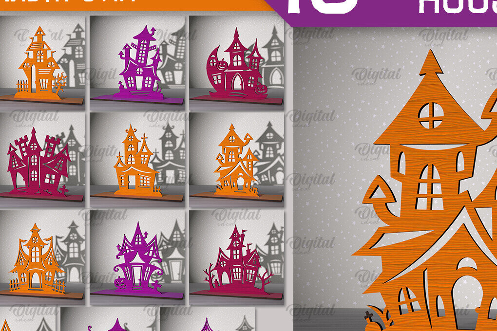 Σετ των 2 Intra απο ξύλο plywood  Χρώμα wenge 3mm-4mm πάχος - Δέσμη κοπής με λέιζερ αποκριάτικες διακοσμήσεις Δίασταση 15x15 cm INTRAFABR-29435458