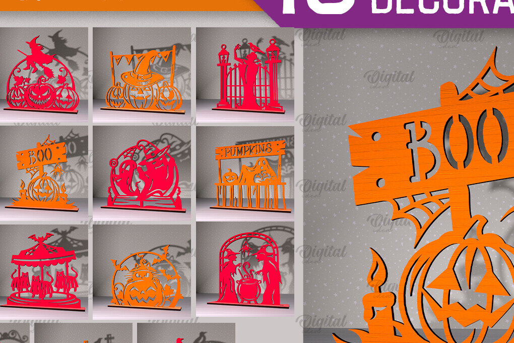 Σετ των 2 Intra απο ξύλο plywood  Χρώμα wenge 3mm-4mm πάχος - Δέσμη κοπής με λέιζερ αποκριάτικες διακοσμήσεις Δίασταση 15x15 cm INTRAFABR-29435471