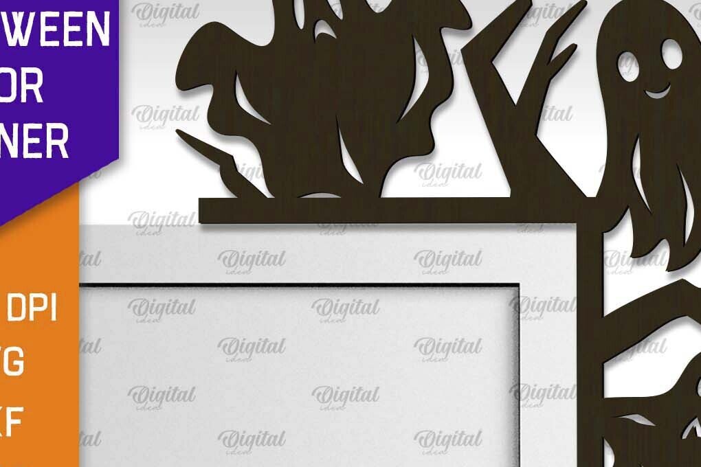 Σετ των 2 Intra απο ξύλο plywood  Χρώμα wenge 3mm-4mm πάχος - με λέιζερ γωνία πόρτας αποκριών Δίασταση 15x15 cm INTRAFABR-10026342