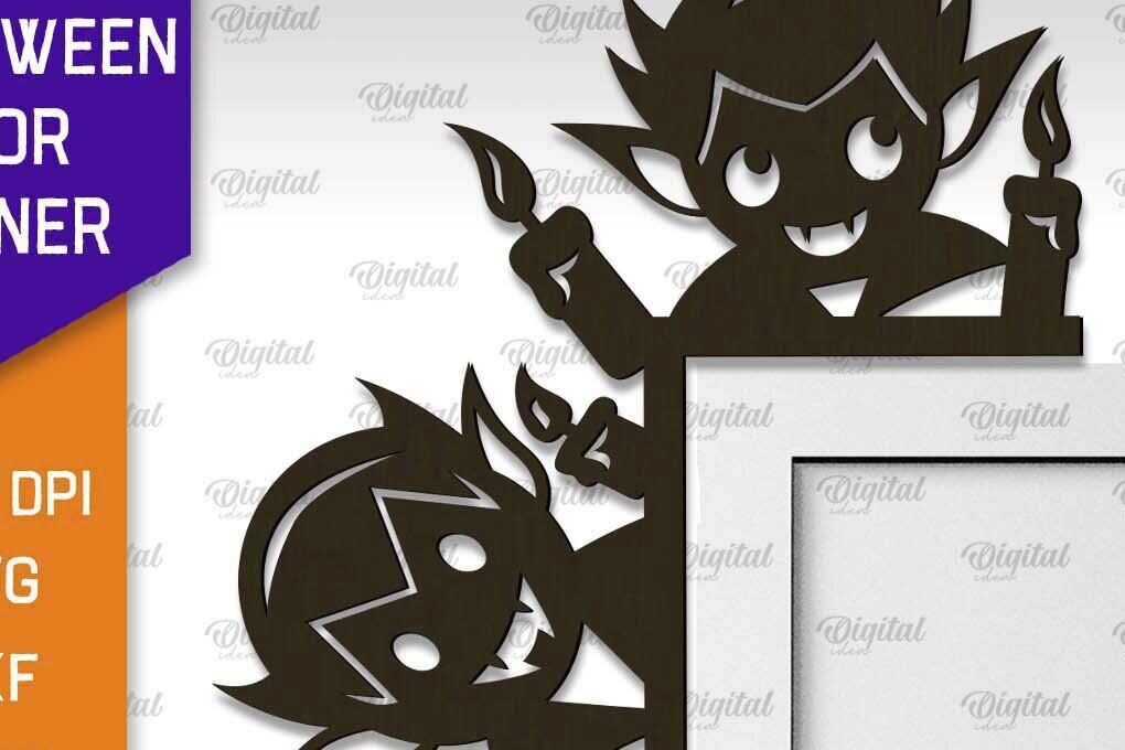 Σετ των 2 Intra απο ξύλο plywood  Χρώμα wenge 3mm-4mm πάχος - με λέιζερ γωνία πόρτας αποκριών Δίασταση 15x15 cm INTRAFABR-9791571