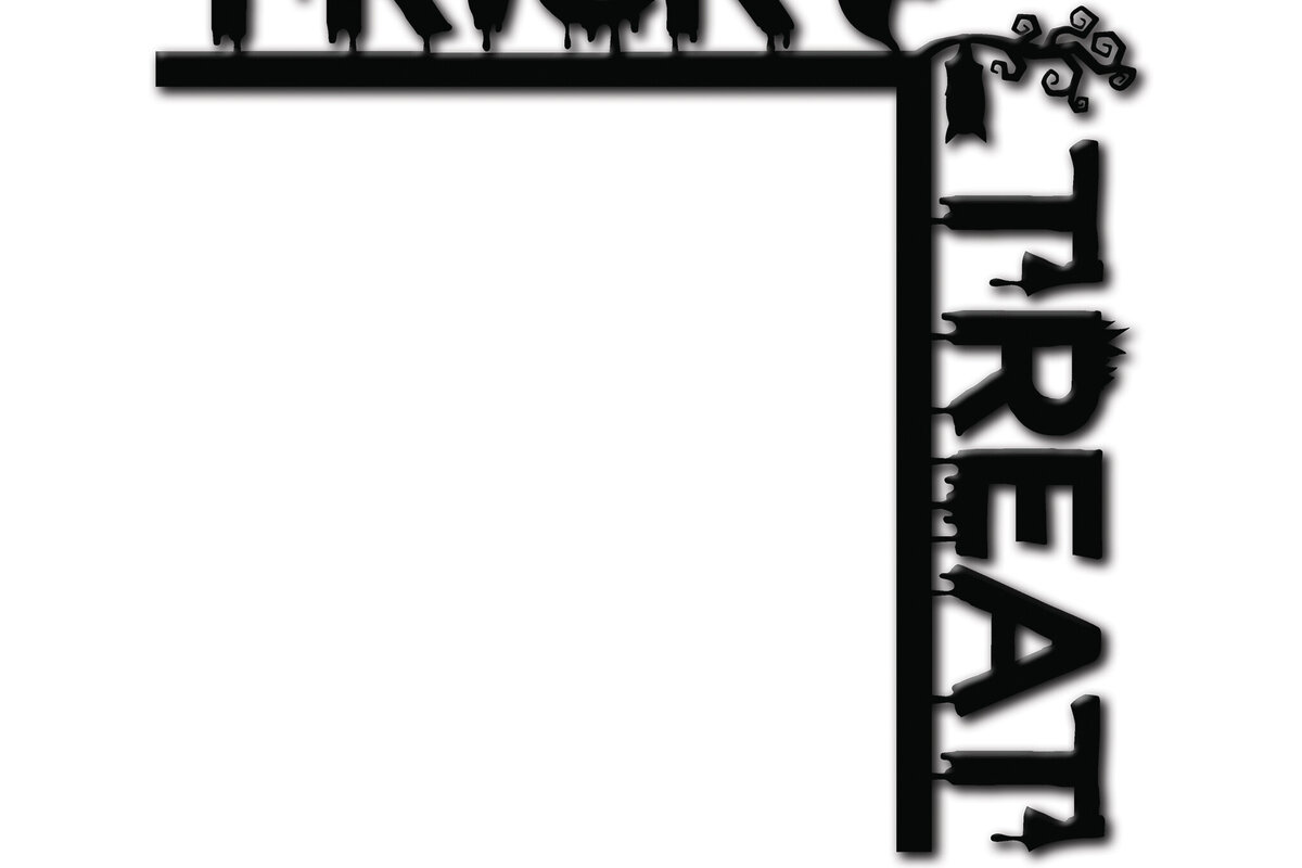 Σετ των 2 Intra απο ξύλο plywood  Χρώμα wenge 3mm-4mm πάχος - με λέιζερ γωνία πόρτας Halloween 6 Δίασταση 15x15 cm INTRAFABR-28535536