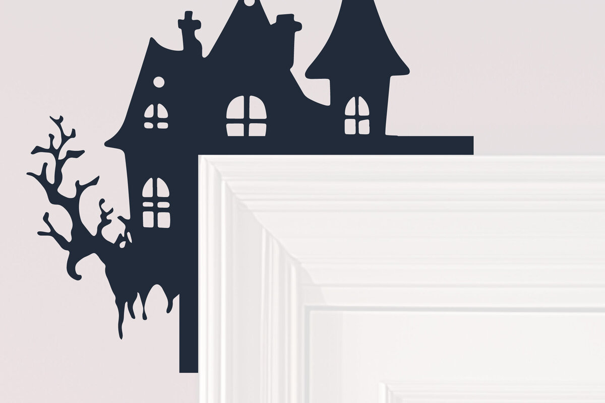 Intra απο ξύλο plywood  Χρώμα wenge 3mm-4mm πάχος - Halloween Door Corners Δίασταση 20x25 cm INTRAFABR-33930512