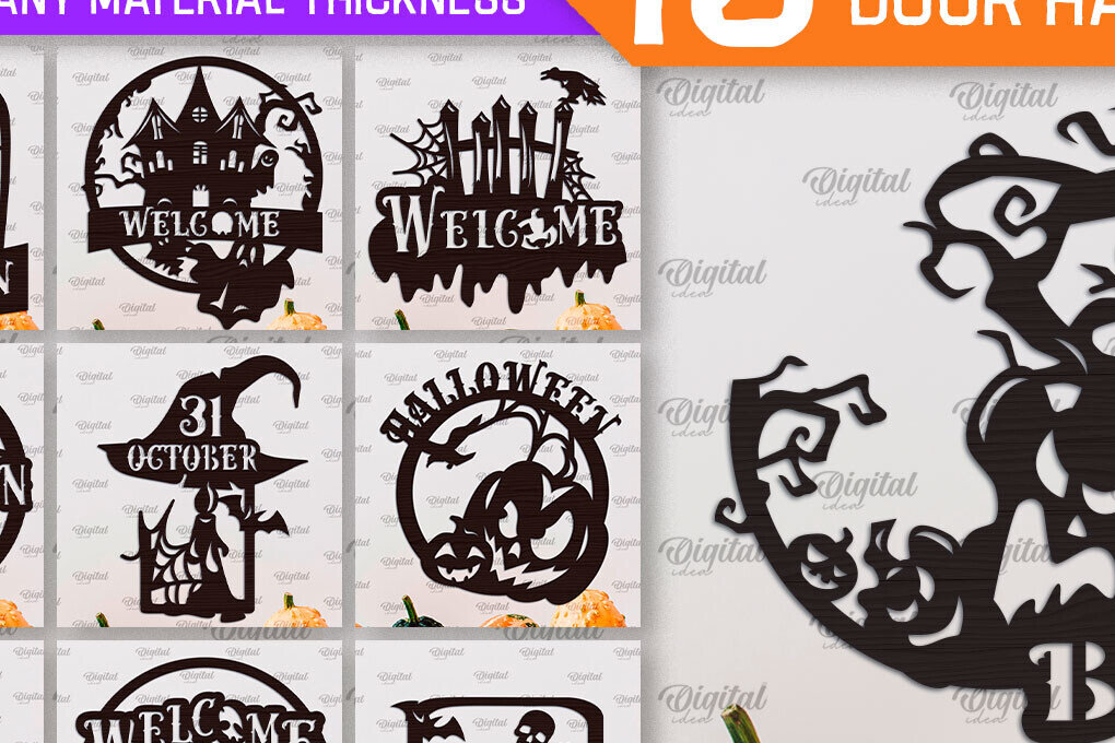 Σετ των 2 Intra απο ξύλο plywood  Χρώμα wenge 3mm-4mm πάχος - Δέσμη κοπής με λέιζερ κρεμάστρες πόρτας αποκριών Δίασταση 15x15 cm INTRAFABR-23846120