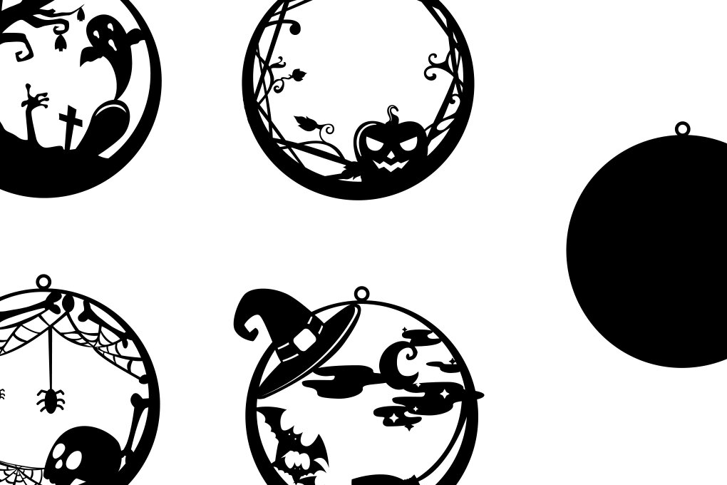 Σετ των 3 Intra απο ξύλο plywood  Χρώμα wenge 3mm-4mm πάχος - Αποκριάτικο Σκουλαρίκι Ghost Pumpking Δίασταση 3x3 cm INTRAFABR-21950023