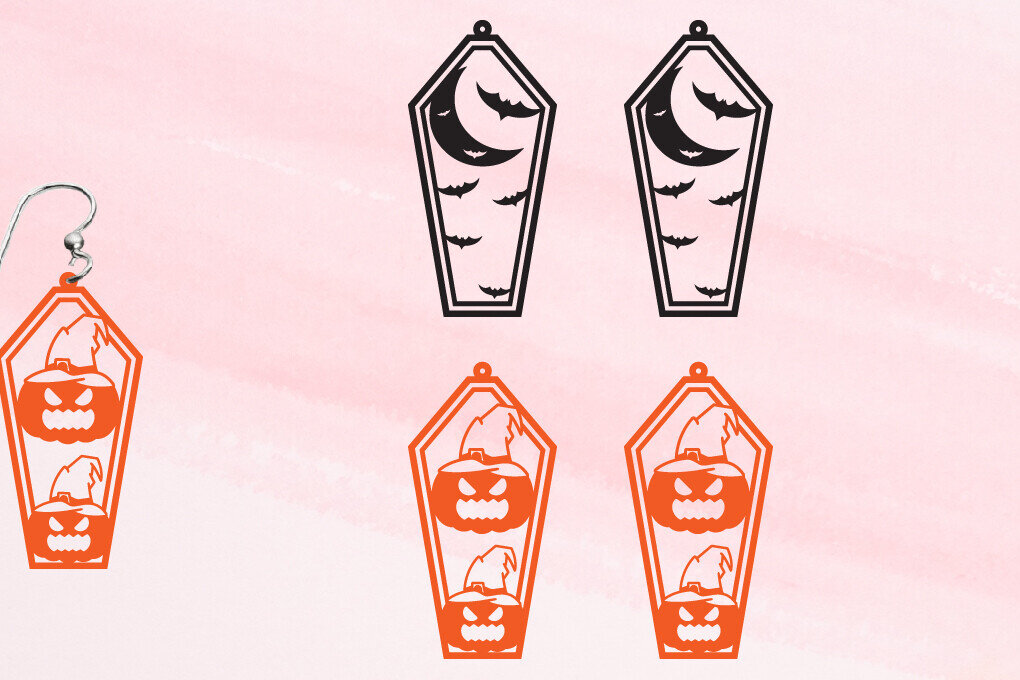 Σετ των 3 Intra απο ξύλο plywood  Χρώμα wenge 3mm-4mm πάχος - Σκουλαρίκια απόκριες | Μπρελόκ αποκριών Δίασταση 3x3 cm INTRAFABR-26591879