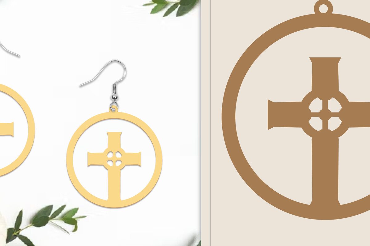 Σετ των 3 Intra απο ξύλο plywood  Χρώμα wenge 3mm-4mm πάχος - Αποκριάτικα σκουλαρίκια με λέιζερ Δίασταση 3x3 cm INTRAFABR-120426537