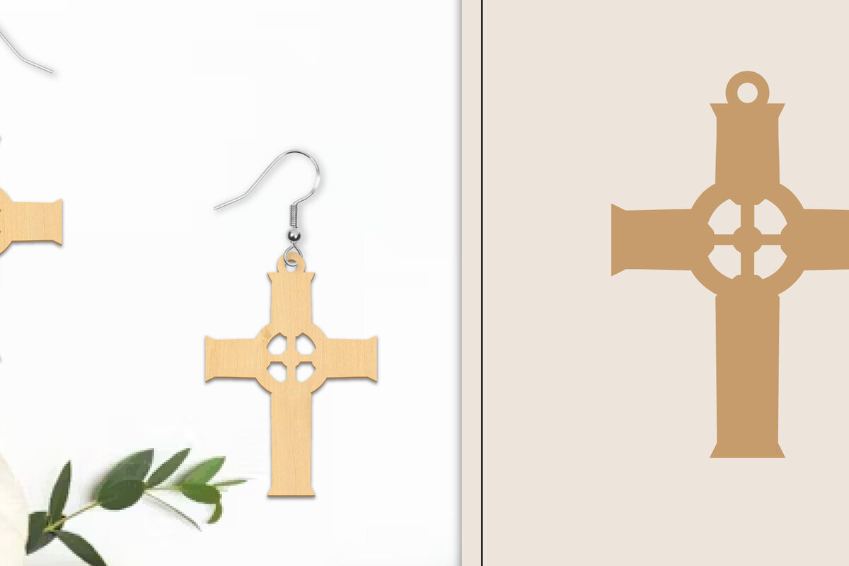 Σετ των 3 Intra απο ξύλο plywood  Χρώμα wenge 3mm-4mm πάχος - Αποκριάτικα σκουλαρίκια με λέιζερ Δίασταση 3x3 cm INTRAFABR-123501238