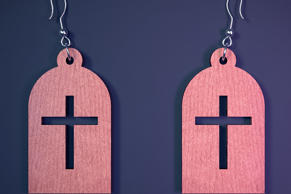 Σετ των 3 Intra απο ξύλο plywood  Χρώμα wenge 3mm-4mm πάχος - Αποκριάτικα σκουλαρίκια με λέιζερ |Spooky Δίασταση 3x3 cm INTRAFABR-108926348