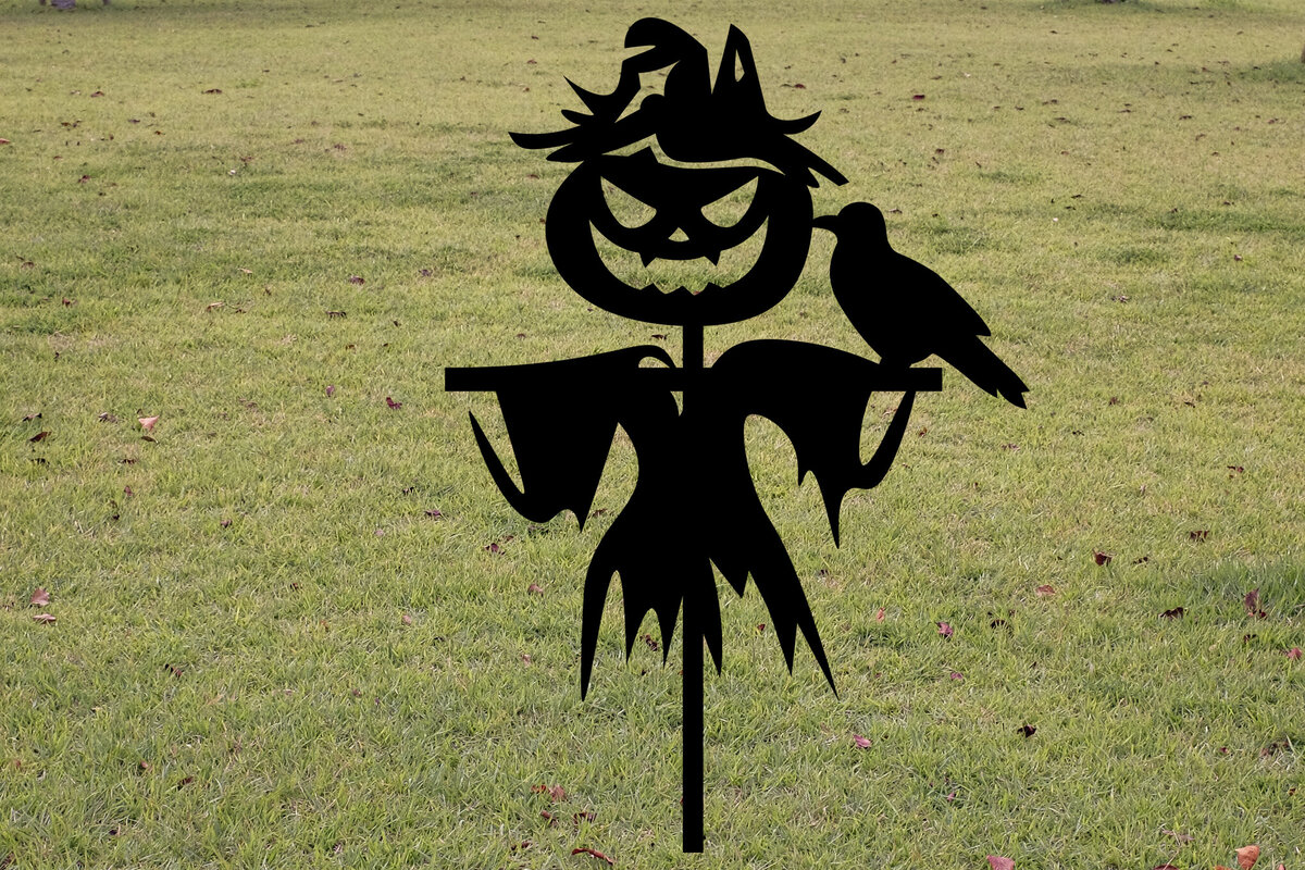 Σετ των 2 Intra απο ξύλο plywood  Χρώμα wenge 3mm-4mm πάχος - Αποκριάτικη διακόσμηση κήπου Δίασταση 15x15 cm INTRAFABR-119748998