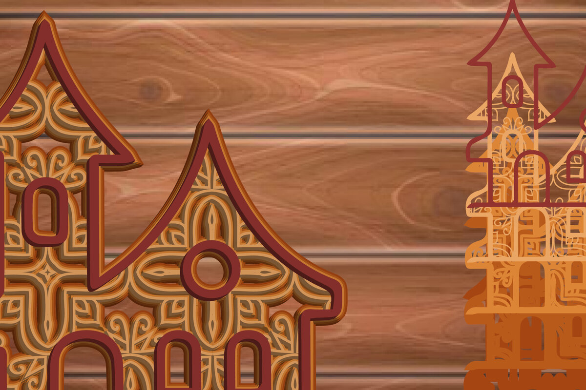 Intra απο ξύλο plywood  Χρώμα wenge 3mm-4mm πάχος - Halloween Home Multi Layer Frame Δίασταση 20x25 cm INTRAFABR-77093428