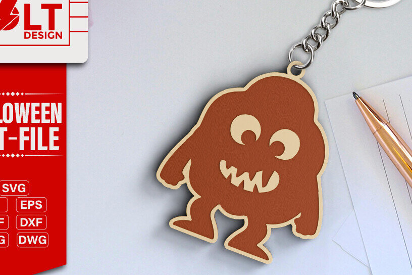 Intra απο ξύλο plywood  Χρώμα wenge 3mm-4mm πάχος - κοπής λέιζερ για Halloween Key Chain Δίασταση 20x25 cm INTRAFABR-94676227