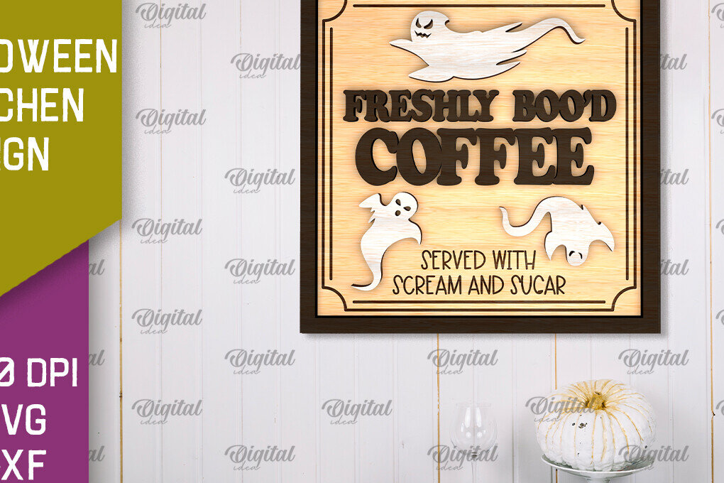 Σετ των 2 Intra απο ξύλο plywood  Χρώμα wenge 3mm-4mm πάχος - με λέιζερ πινακίδα αποκριών κουζίνας Δίασταση 15x15 cm INTRAFABR-63950886