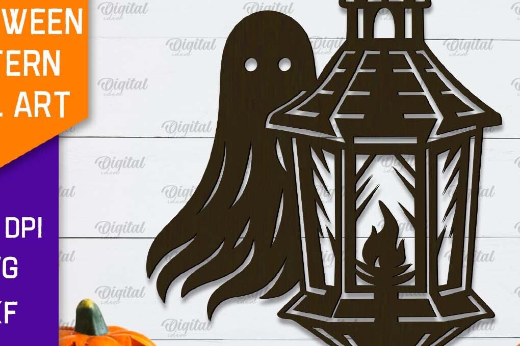 Σετ των 2 Intra απο ξύλο plywood  Χρώμα wenge 3mm-4mm πάχος - Διακόσμηση τοίχου αποκριάτικου φαναριού με λέιζερ Δίασταση 15x15 cm INTRAFABR-104807654