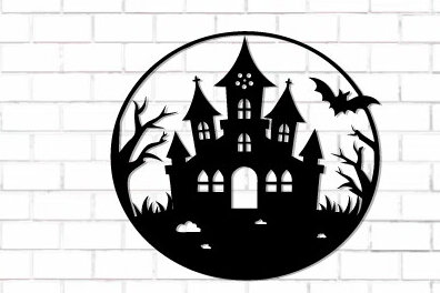 Σετ των 2 Intra απο ξύλο plywood  Χρώμα wenge 3mm-4mm πάχος - Halloween Decor Wall Δίασταση 15x15 cm INTRAFABR-28113599