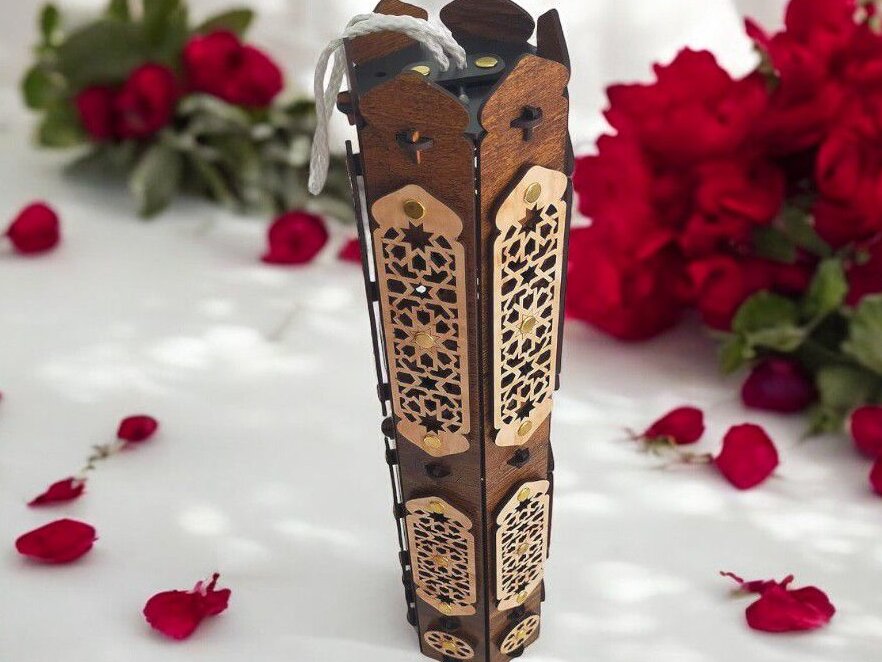 Intra απο ξύλο plywood 3mm-4mm πάχος – Θυμιατήριο αντίκα ξύλου 20x20 cm INTRAVECTRY-MY544034