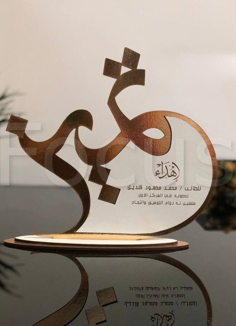 Σετ των 3 Intra απο ξύλο plywood 3mm-4mm πάχος – Ασπίδα Αριστείας 45x50 cm INTRAVECTRY-MY560157