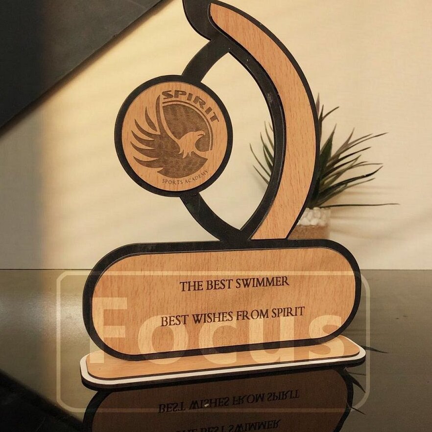 Σετ των 3 Intra απο ξύλο plywood 3mm-4mm πάχος – Ξύλινο τρόπαιο σπορ 50x60 cm INTRAVECTRY-MY560164