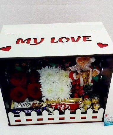 Intra απο ξύλο plywood 3mm-4mm πάχος – Κουτί συσκευασίας δώρου εκδήλωσης με ξύλο φράχτη 25x30 cm INTRAVECTRY-MY547497