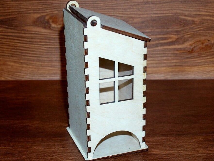 Intra απο ξύλο plywood 3mm-4mm πάχος – Tea House Tea Bag Organizer 35x40 cm INTRAVECTRY-MY547068